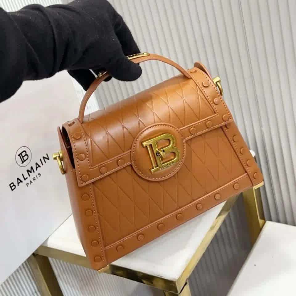 Balmain Brown Premium Quality HandBags-thumb-0