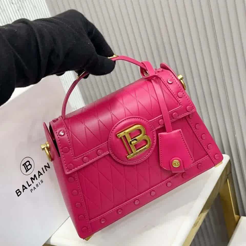 Pink Balmain Brown Premium Quality HandBags