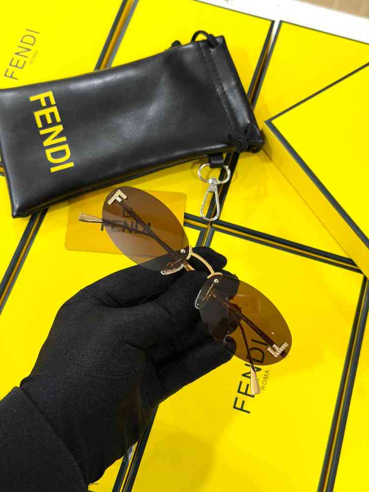 Fendi Brown Premium Women's Sunglasses-thumb-1