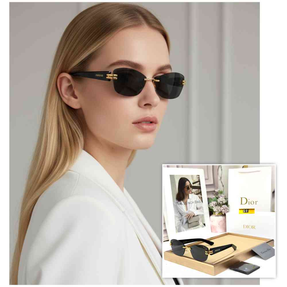 Dior Black Premium Women's Sunglasses-thumb-1