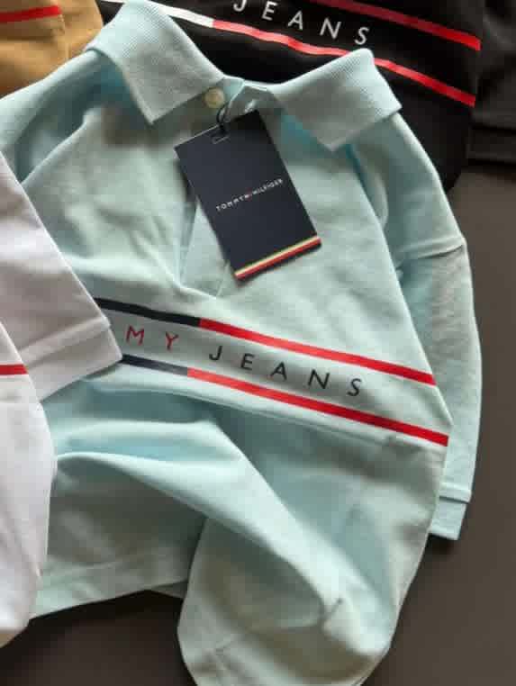 Tommy Hilfiger Sky Blue Kids Premium Quality T-shirt-thumb-1
