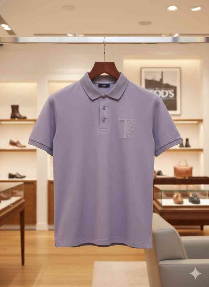 Tod's Purple Premium Quality T-shirt-thumb-1