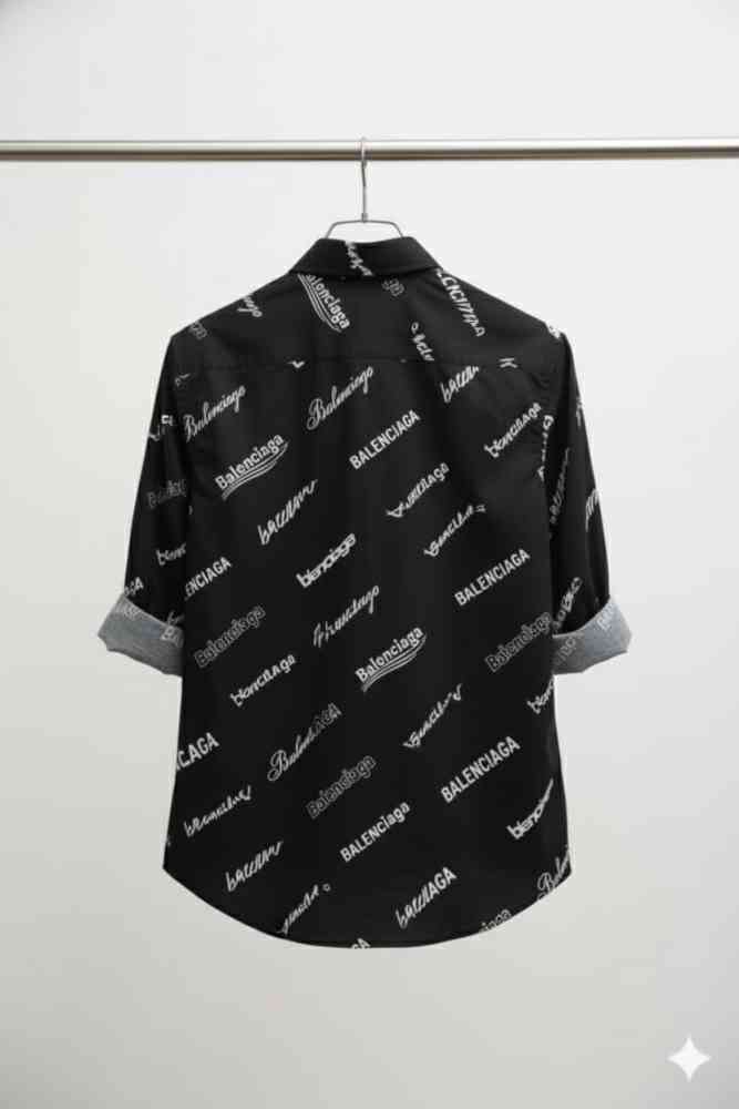 Balenciaga Black Premium Quality Shirt-thumb-2
