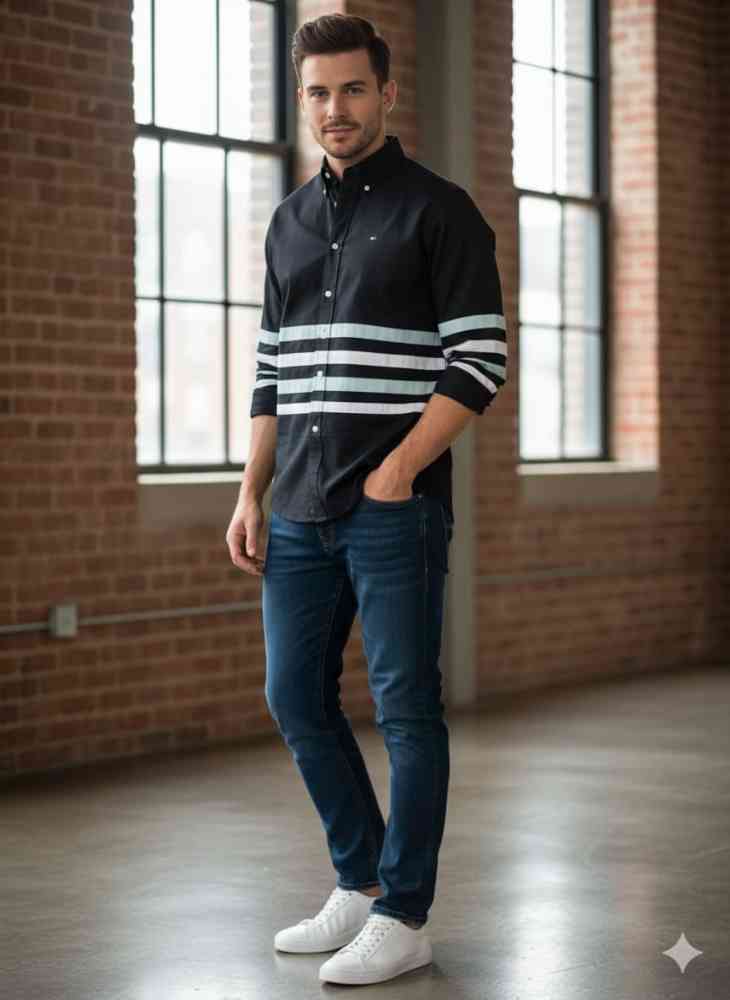 Black Tommy Hilfiger White Premium Shirt