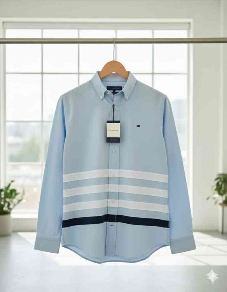 Tommy Hilfiger Sky Blue Premium Shirt-1