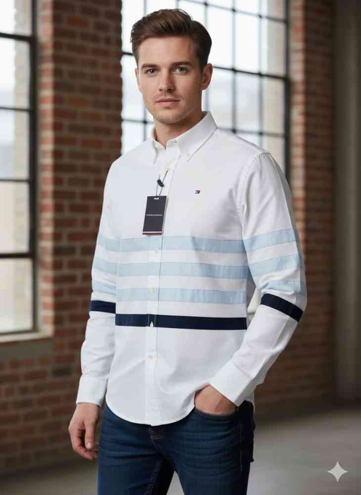 Tommy Hilfiger White Premium Shirt-thumb-0