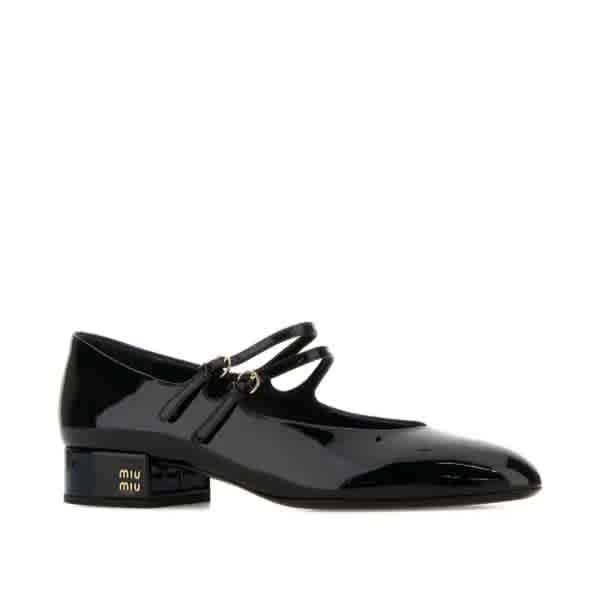 Miu Miu Women's Black Heels Sandles-1
