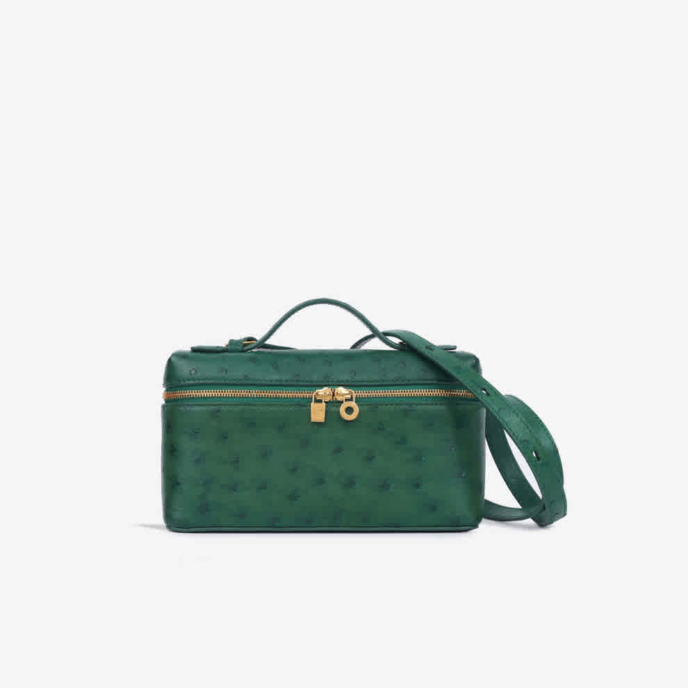 Loro Piana L19 Green Handbag-thumb-0