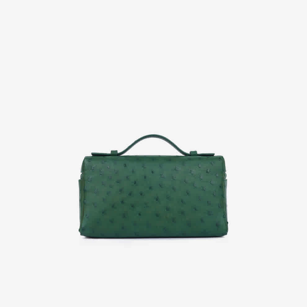 Loro Piana L19 Green Handbag-thumb-3