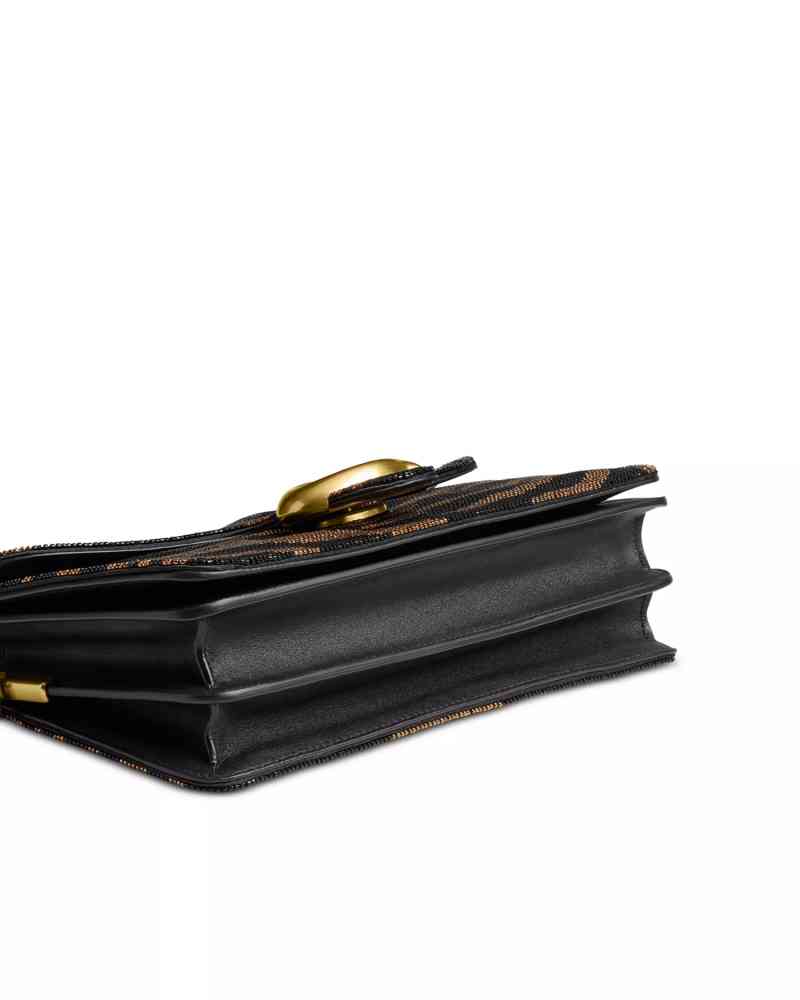 Coach Black Tabby Shoulder Bag-thumb-3
