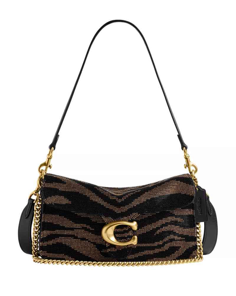 Coach Black Tabby Shoulder Bag-thumb-0