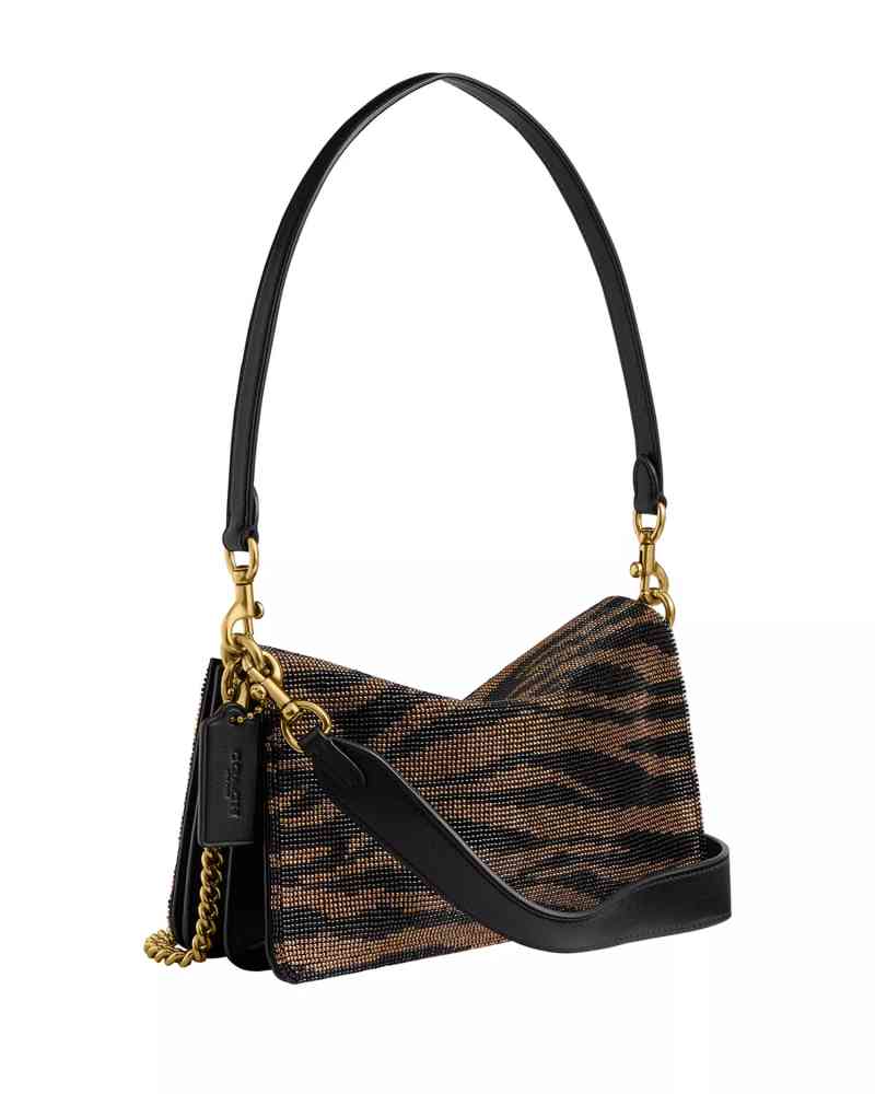 Coach Black Tabby Shoulder Bag-thumb-2