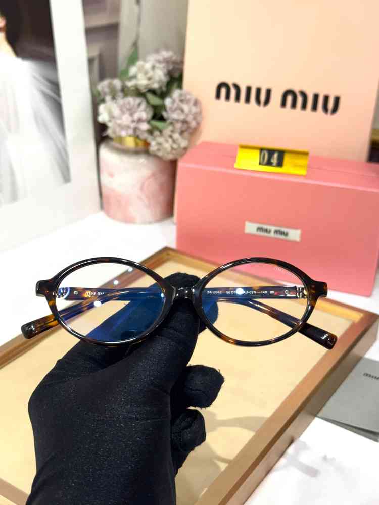 Miu Miu Brown Premium Women's Sunglasses-thumb-3
