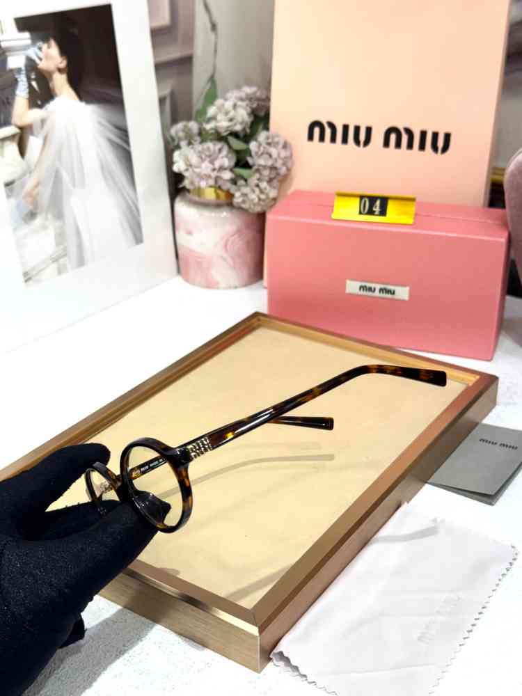 Miu Miu Brown Premium Women's Sunglasses-thumb-2