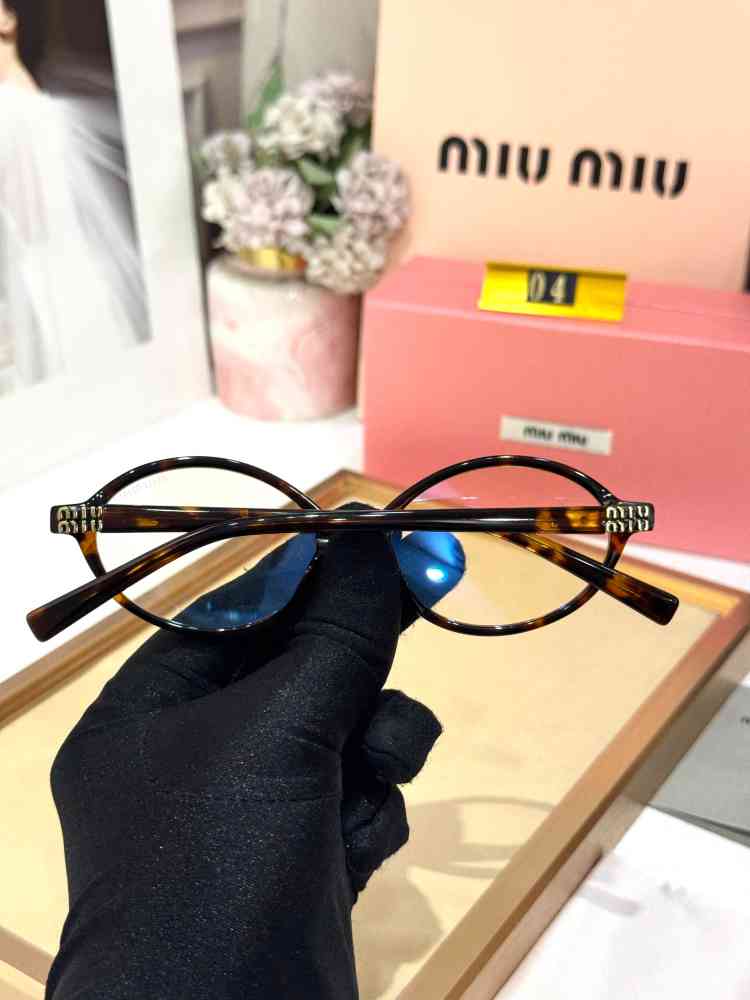 Miu Miu Brown Premium Women's Sunglasses-thumb-4