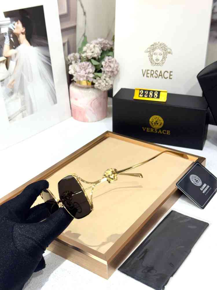 Versace Black Premium Women's Sunglasses-thumb-5