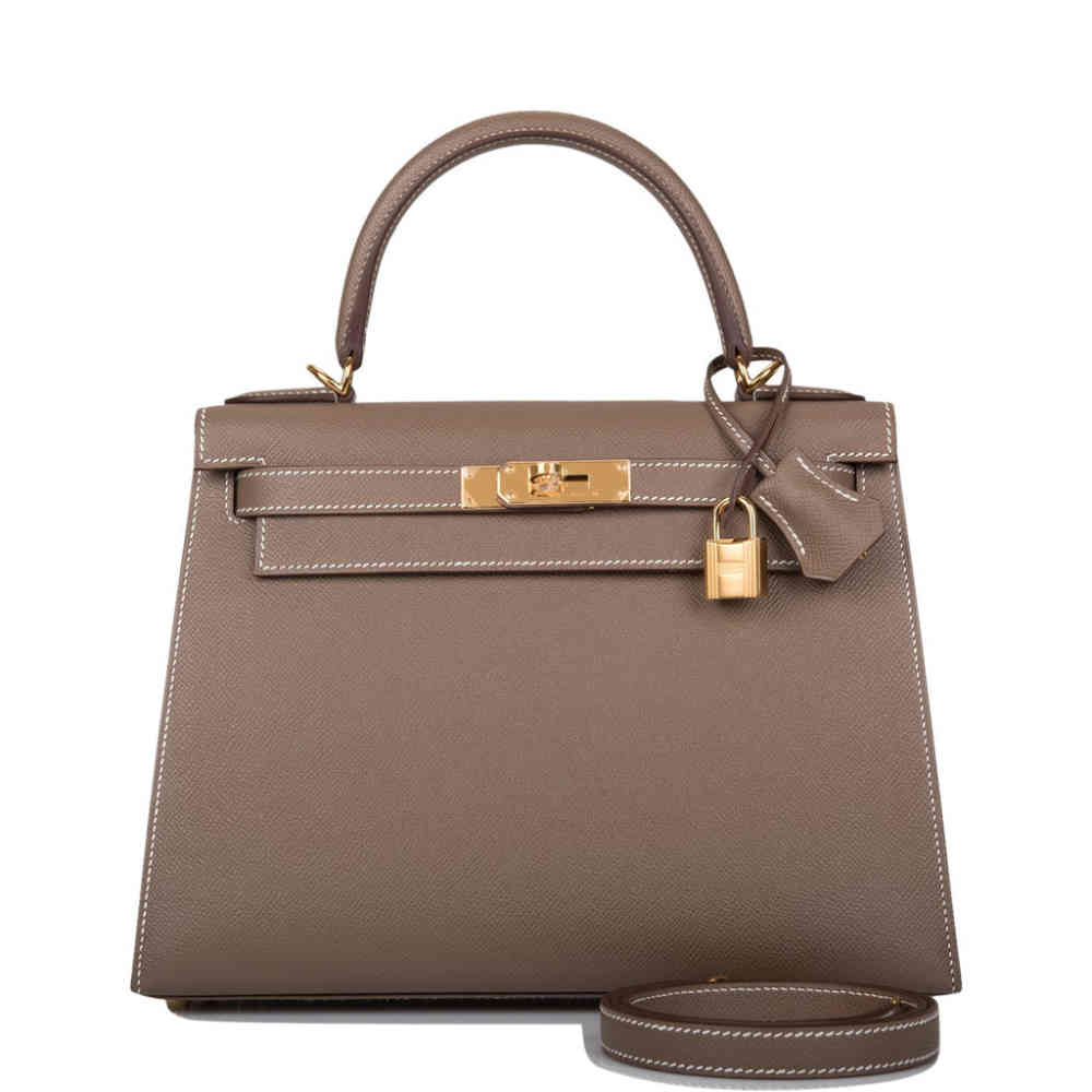 Beige Hermes Orange Premium Quality Bag
