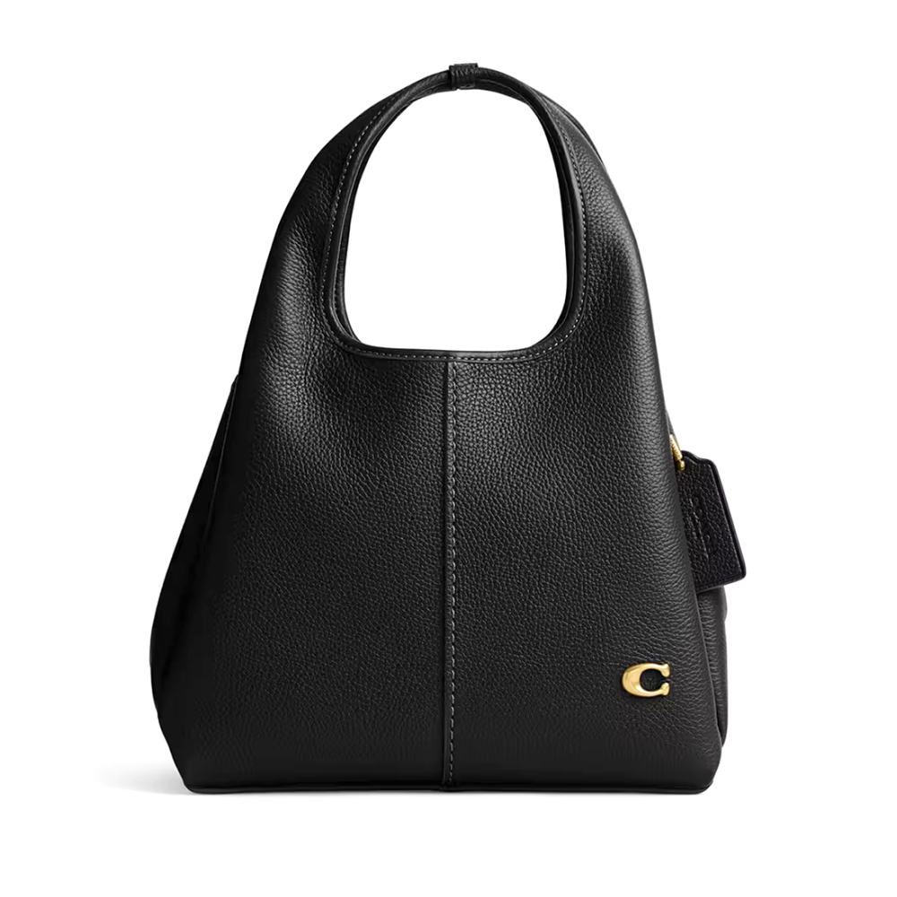 Black Coach Lana Grey Shoulder Bag