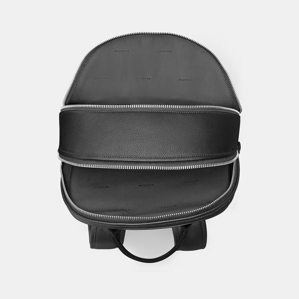 Coach Charter Backpack in Signature Leather-thumb-3