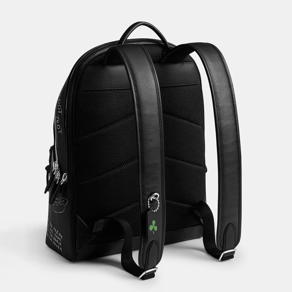 Coach Charter Backpack in Signature Leather-thumb-2