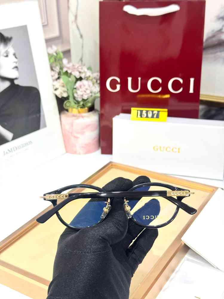 Gucci Black GG Women's Sunglasses-thumb-2