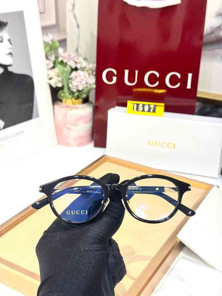 Gucci Black GG Women's Sunglasses-thumb-1