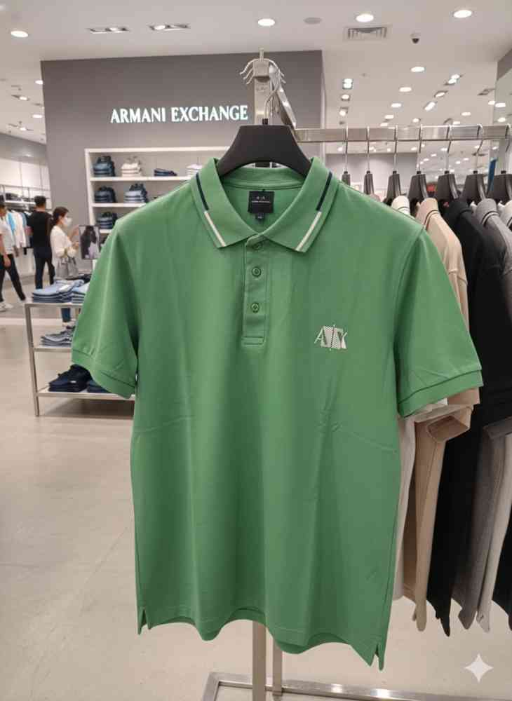 Armani Exchange Green Premium Quality T-shirt-thumb-4