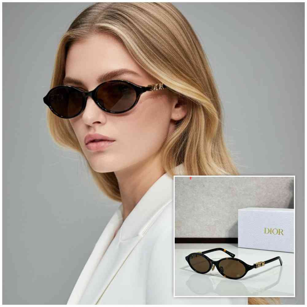 Dior Brown Premium Women's Sunglasses-thumb-2