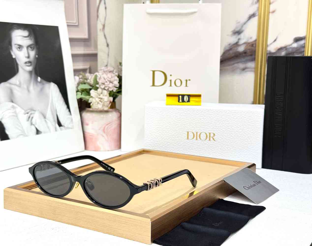 Dior Black Premium Women's Sunglasses-thumb-3