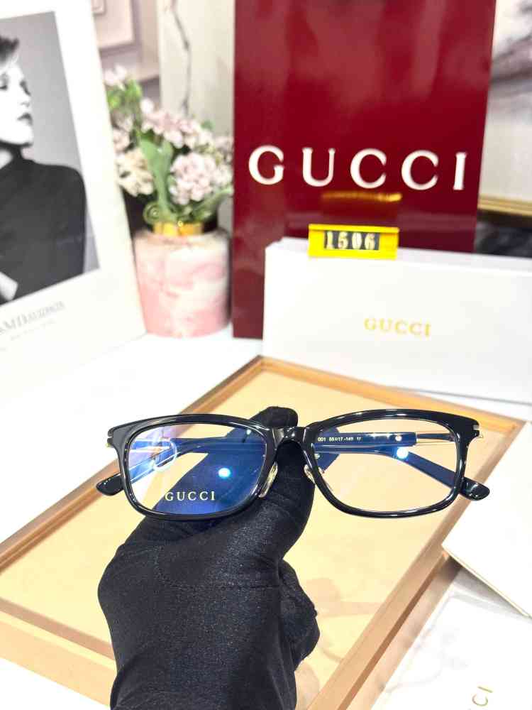Gucci Black GG Women's Sunglasses-thumb-1