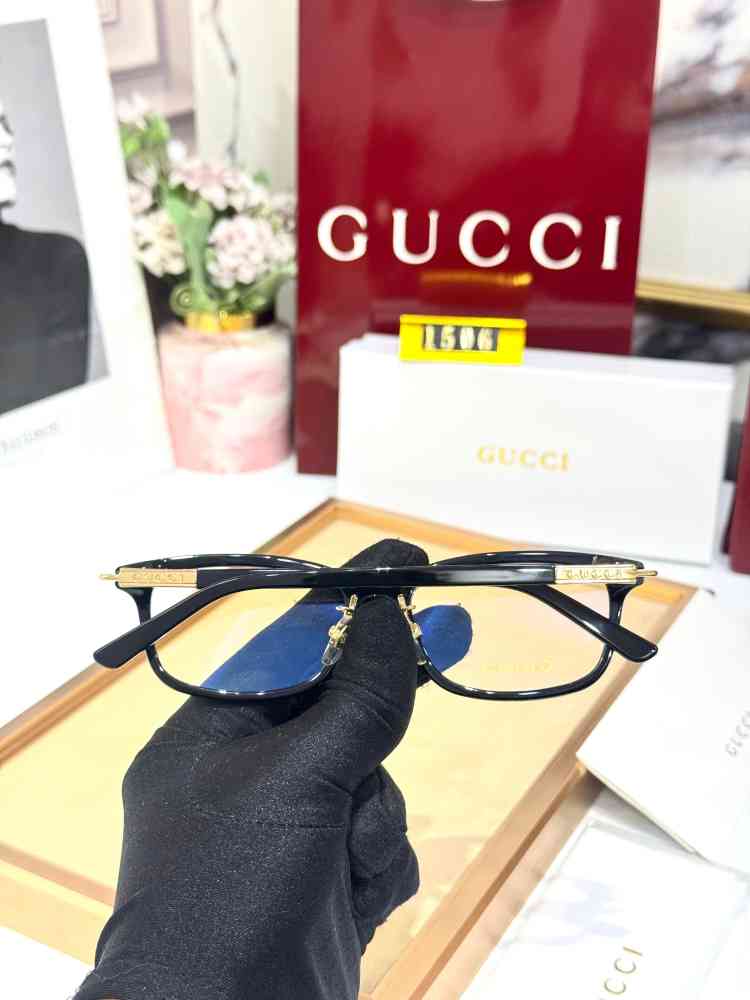 Gucci Black GG Women's Sunglasses-thumb-3