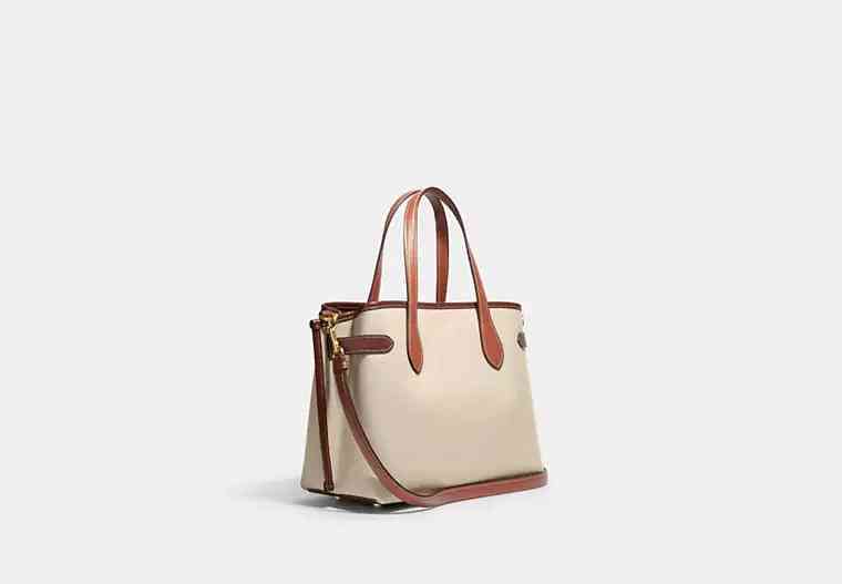 Coach Hanna Light Beige Handbag-thumb-3