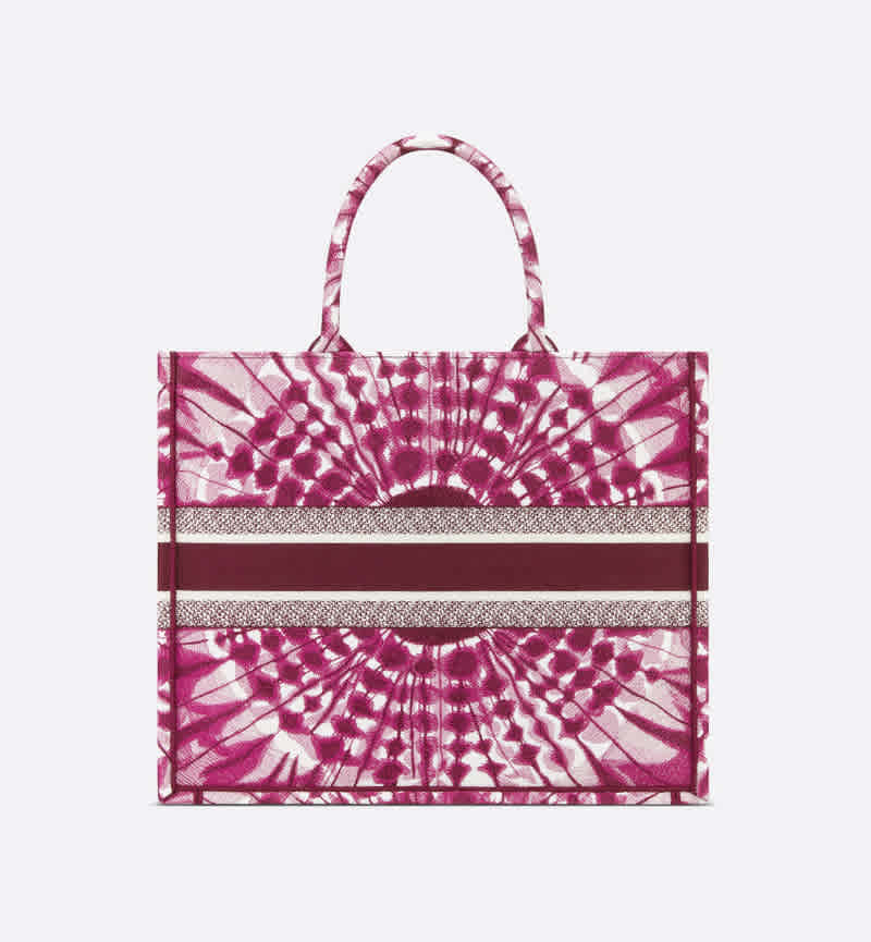 Christian Dior Book Red Tote Bag-1