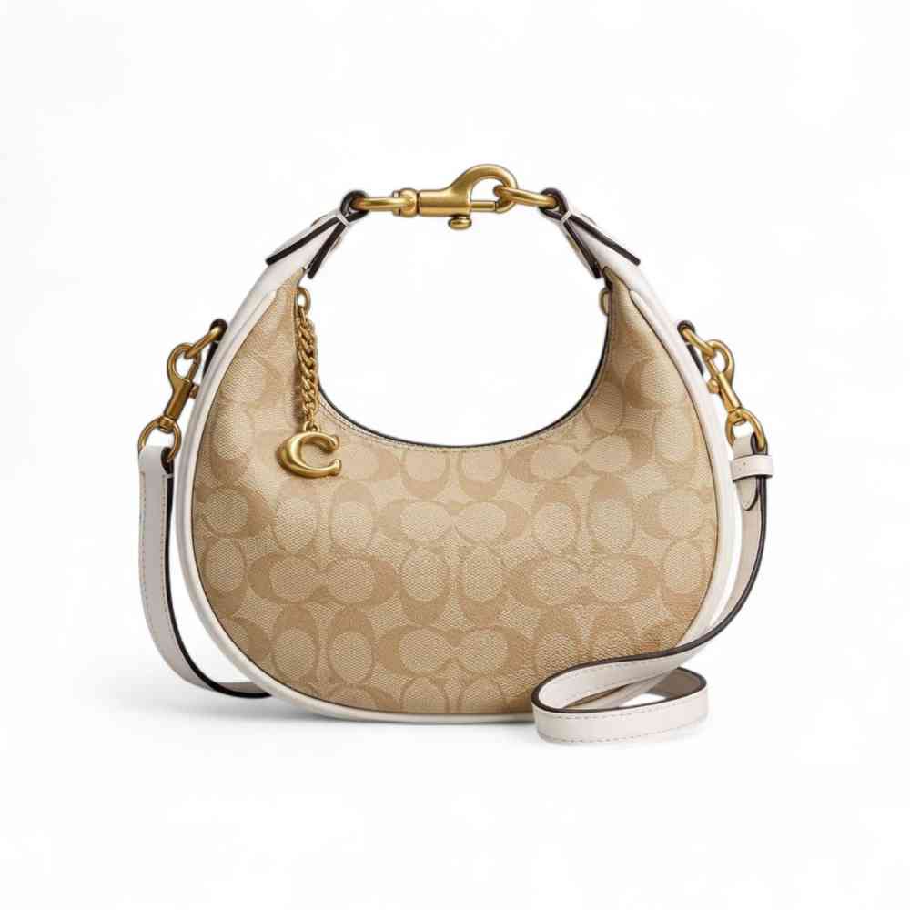 Brown Coach Jonie Small Brown/Black Handbag