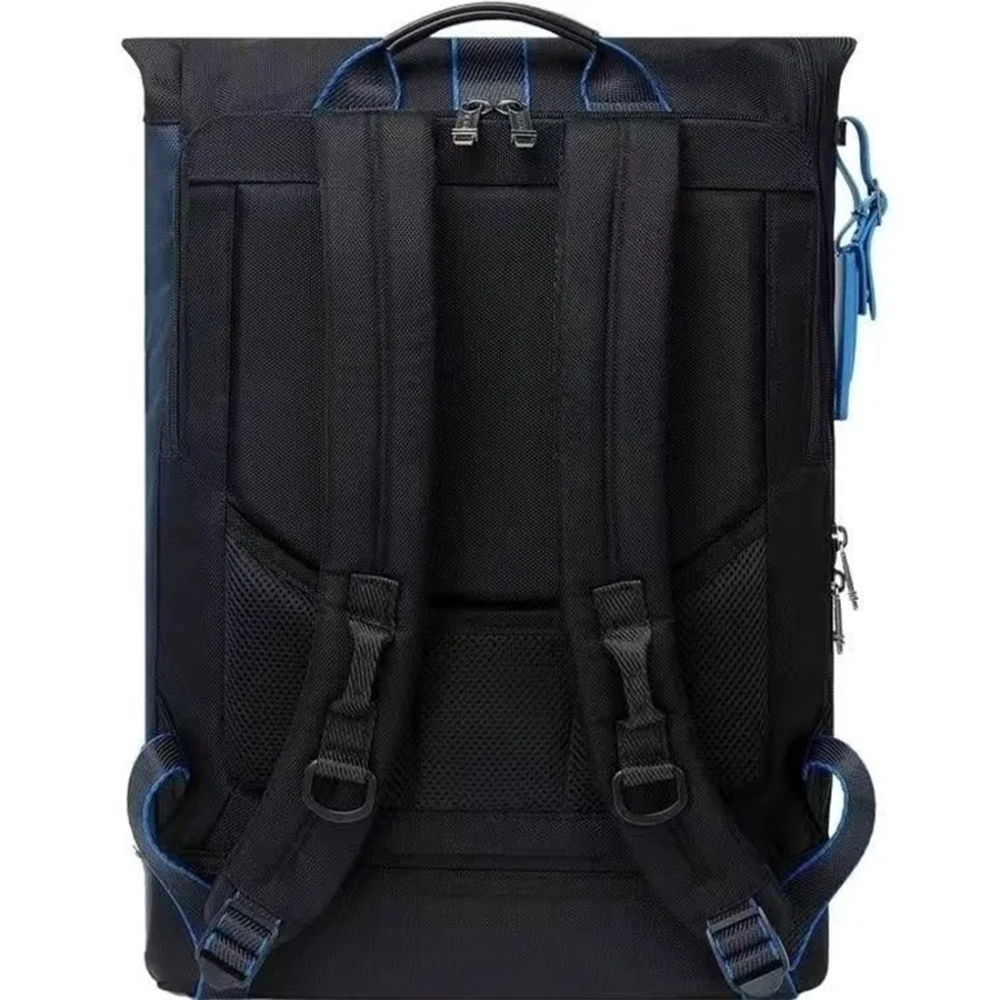 Tumi Alpha Bravo London Roll-Top Blue Backpack-thumb-1