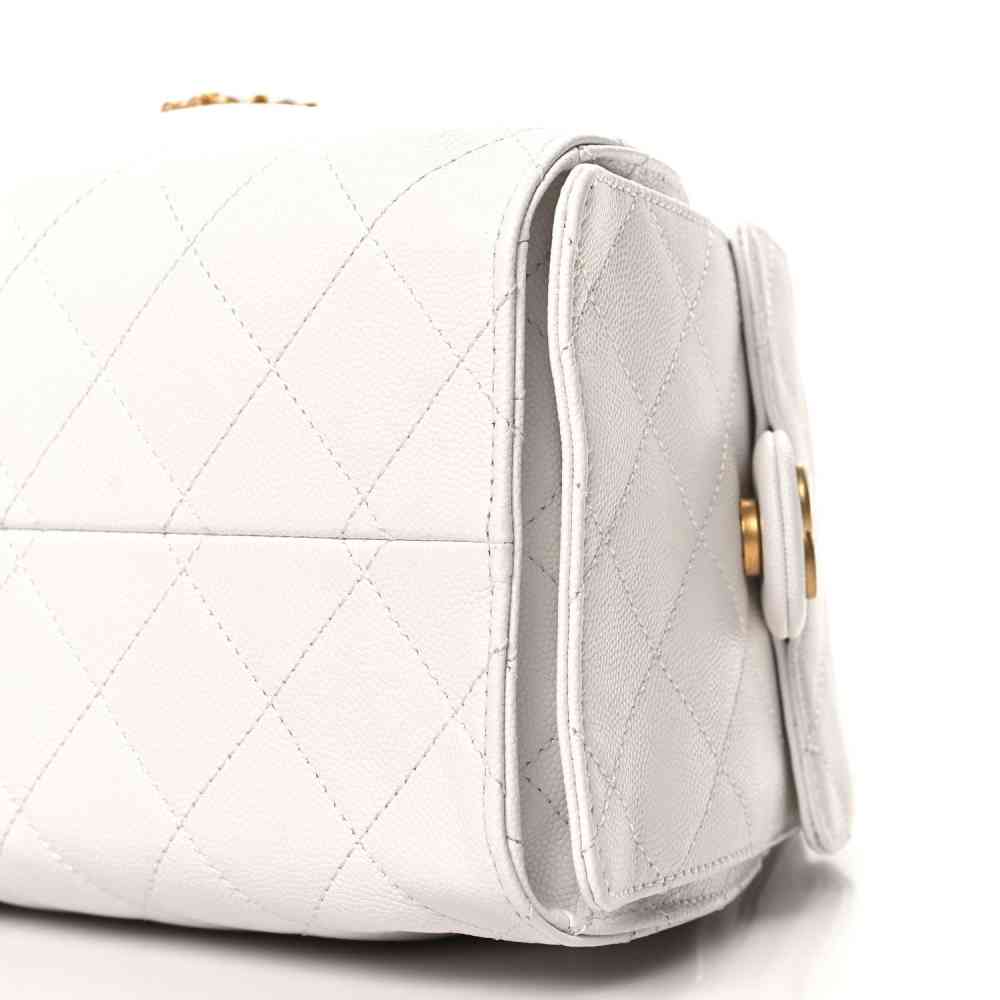 Chanel Maxi White Mini Shoulder Bag-6