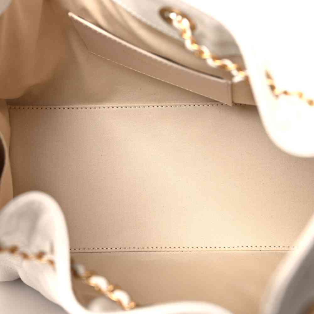 Chanel Maxi White Mini Shoulder Bag-5