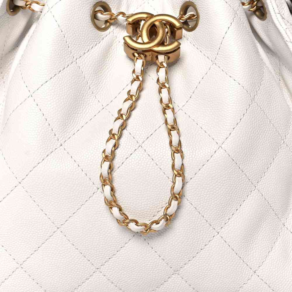 Chanel Maxi White Mini Shoulder Bag-8