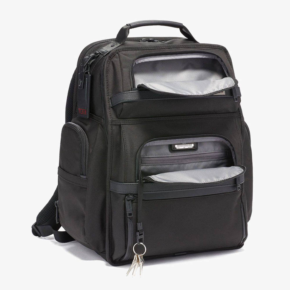 Tumi Alpha3 15" Black Laptop Backpack-thumb-2