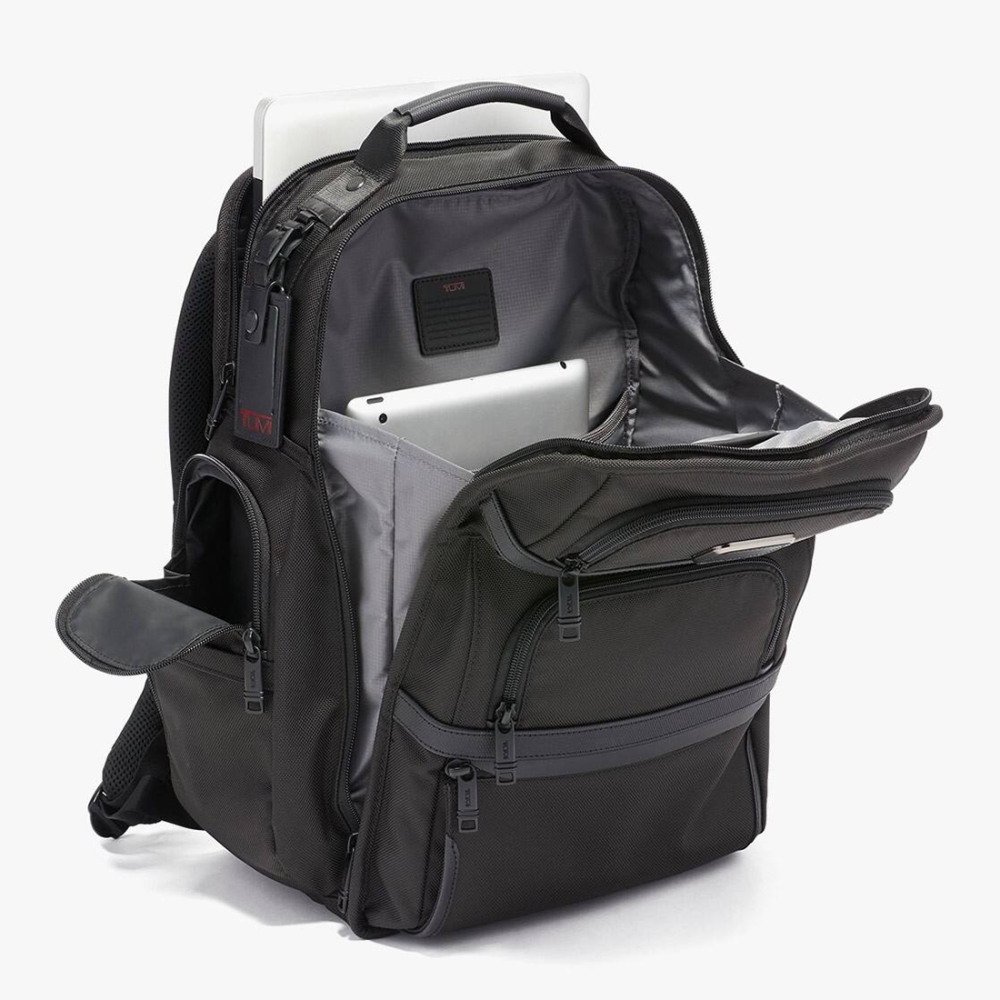 Tumi Alpha3 15" Black Laptop Backpack-thumb-3