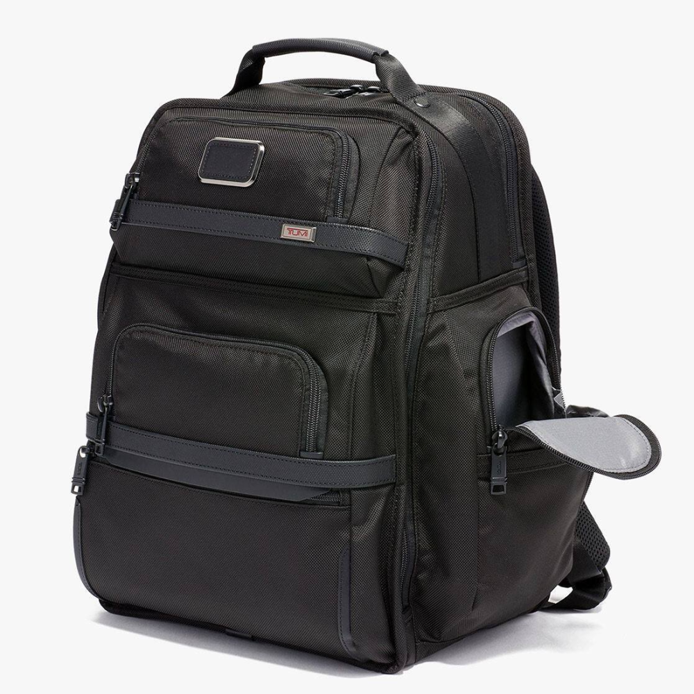 Tumi Alpha3 15" Black Laptop Backpack-thumb-1