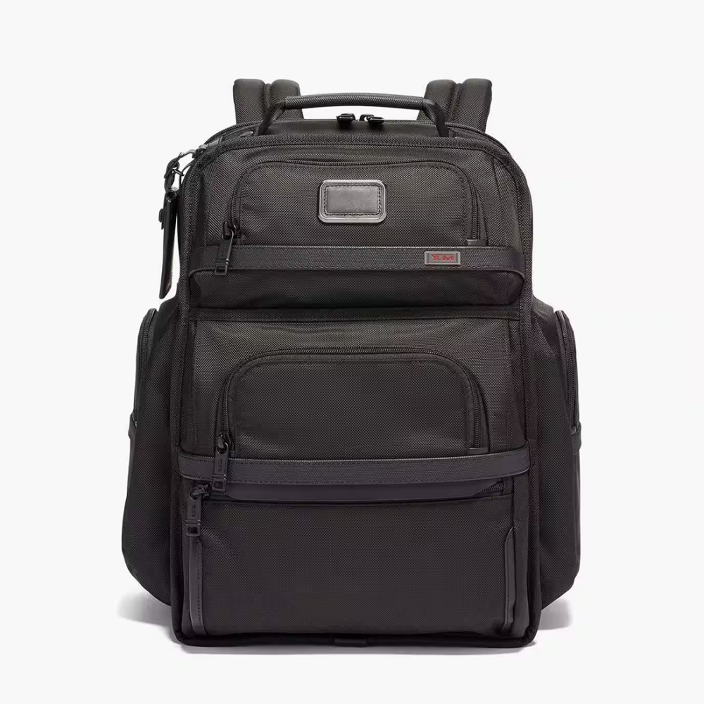 Tumi Alpha3 15" Black Laptop Backpack-thumb-0
