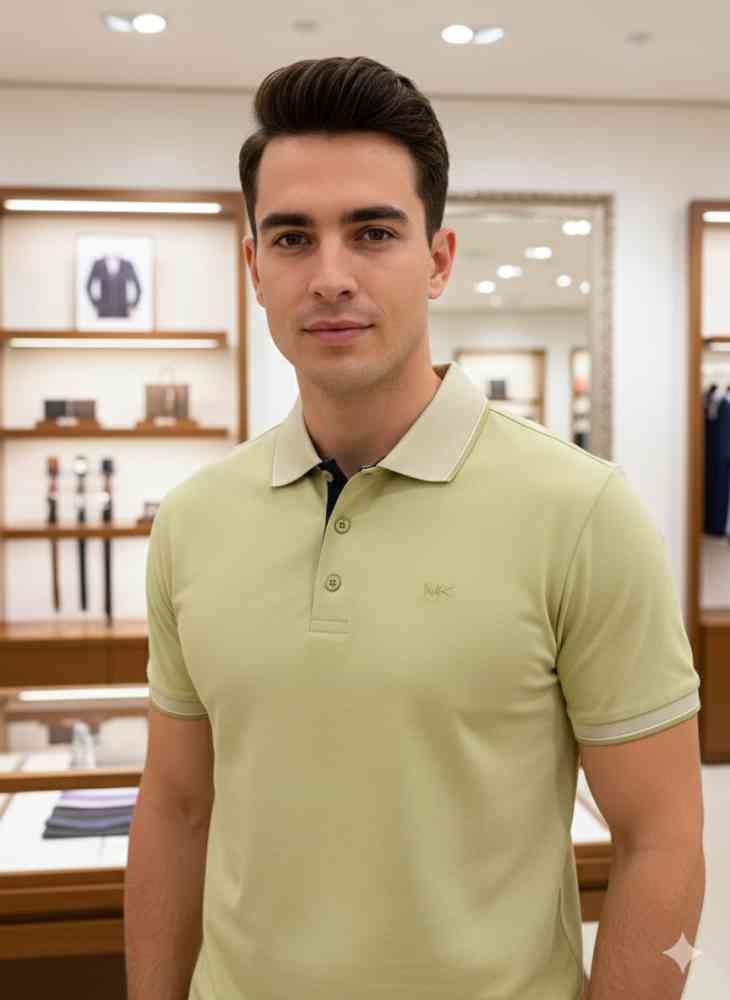 Michael Kors Green Premium T-shirt-thumb-0