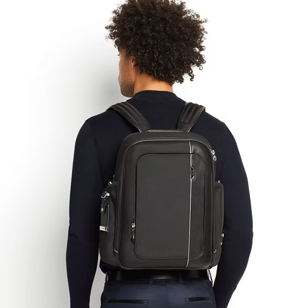 Tumi Arrive Larson 14" Black Backpack-5