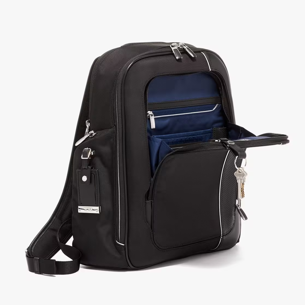 Tumi Arrive Larson 14" Black Backpack-3