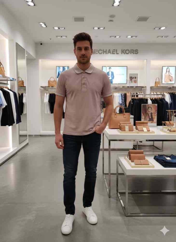 Michael Kors Pink Premium T-shirt-thumb-1