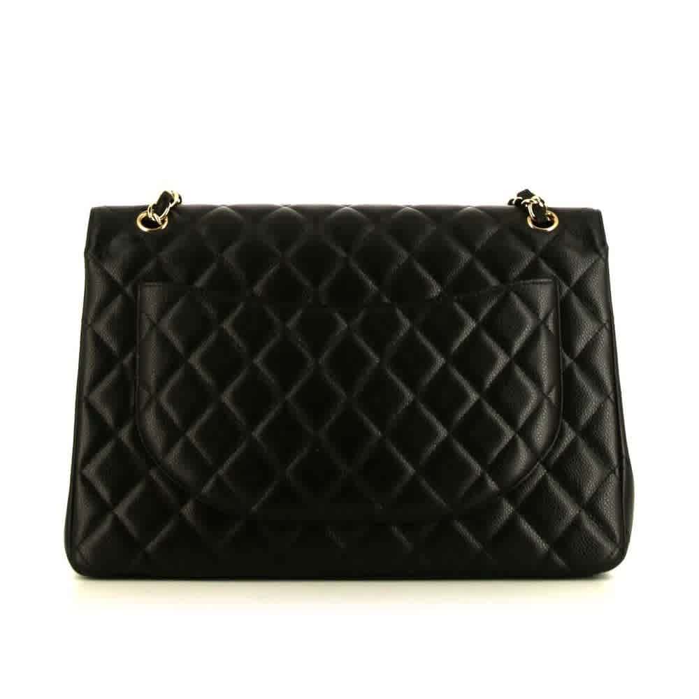 Chanel Black Classic Jumbo Sling Bag-2