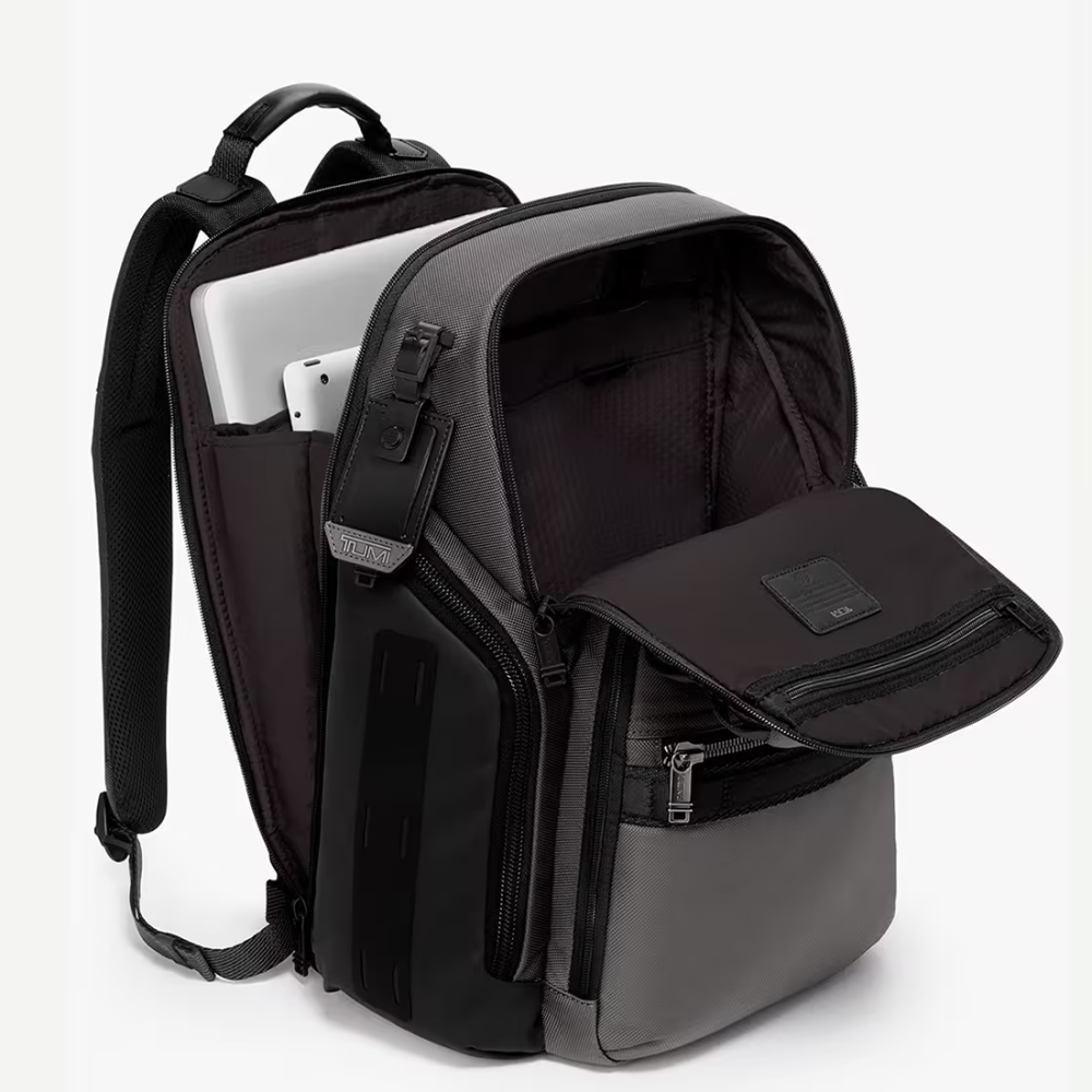 Tumi Alpha Bravo Search Grey Backpack-thumb-3