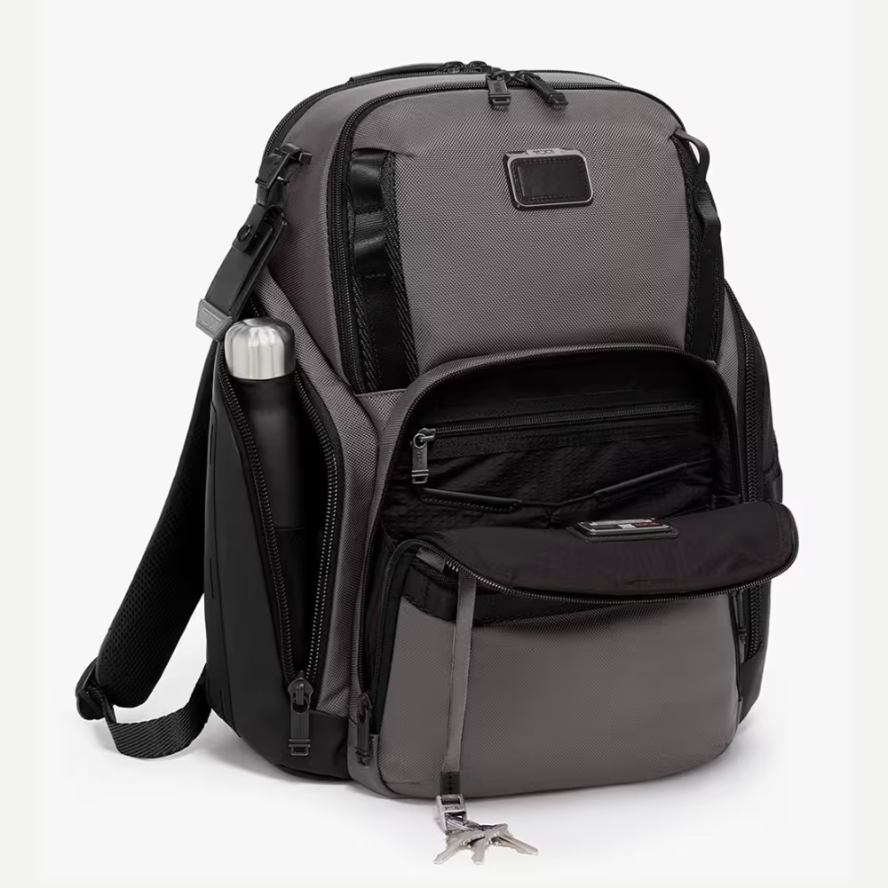 Tumi Alpha Bravo Search Grey Backpack-thumb-4