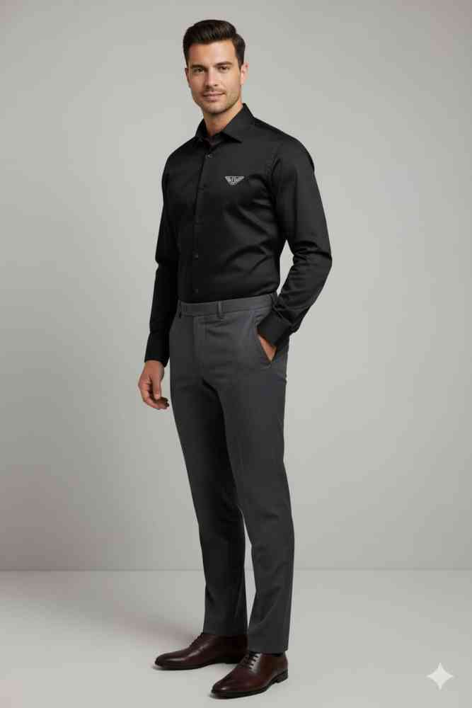 Black Armani Exchange White Premium Quality Cotton Shirt